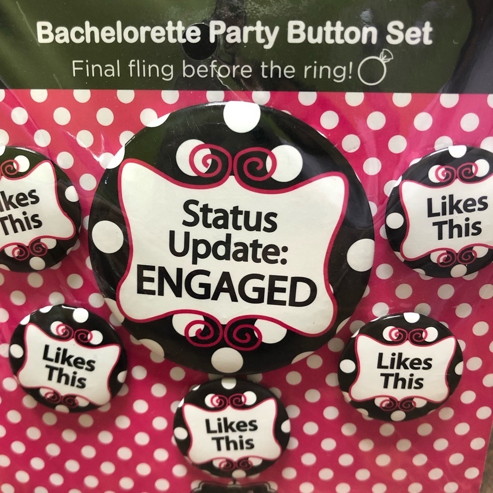 🌷NEW Bachelorette Party Button Set